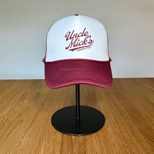 Uncle Mick's Tavern Style Lager Beer Foam Trucker Hat Texas A&M Aggies Maroon